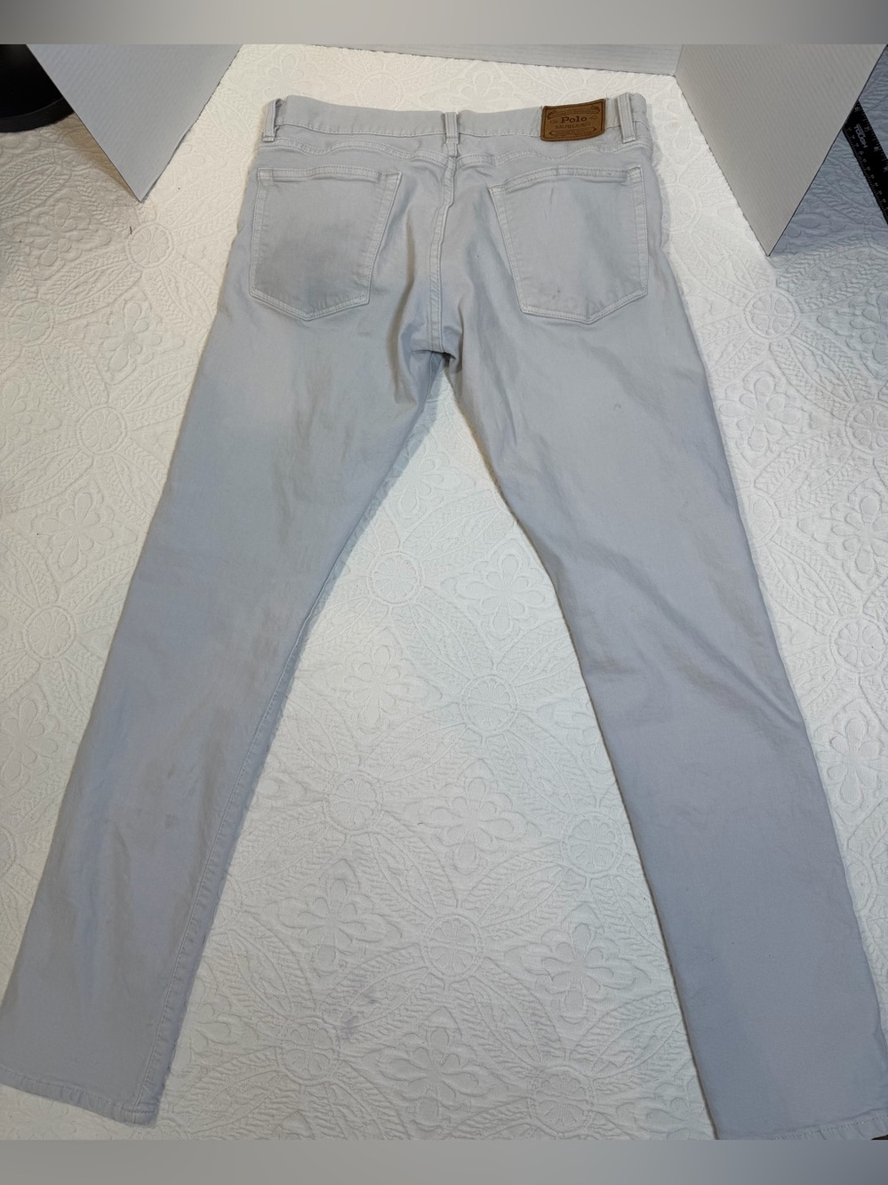 Polo by Ralph Lauren Light Gray Jeans Straight Leg 32 X 32 Sullivan Slim